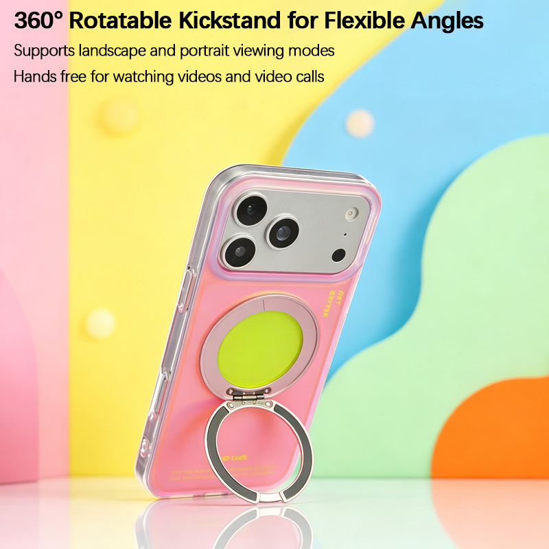 iPhone Gradient Laser Stand Case