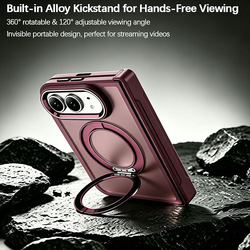 iPhone Duo Matte Foldable Kickstand Case