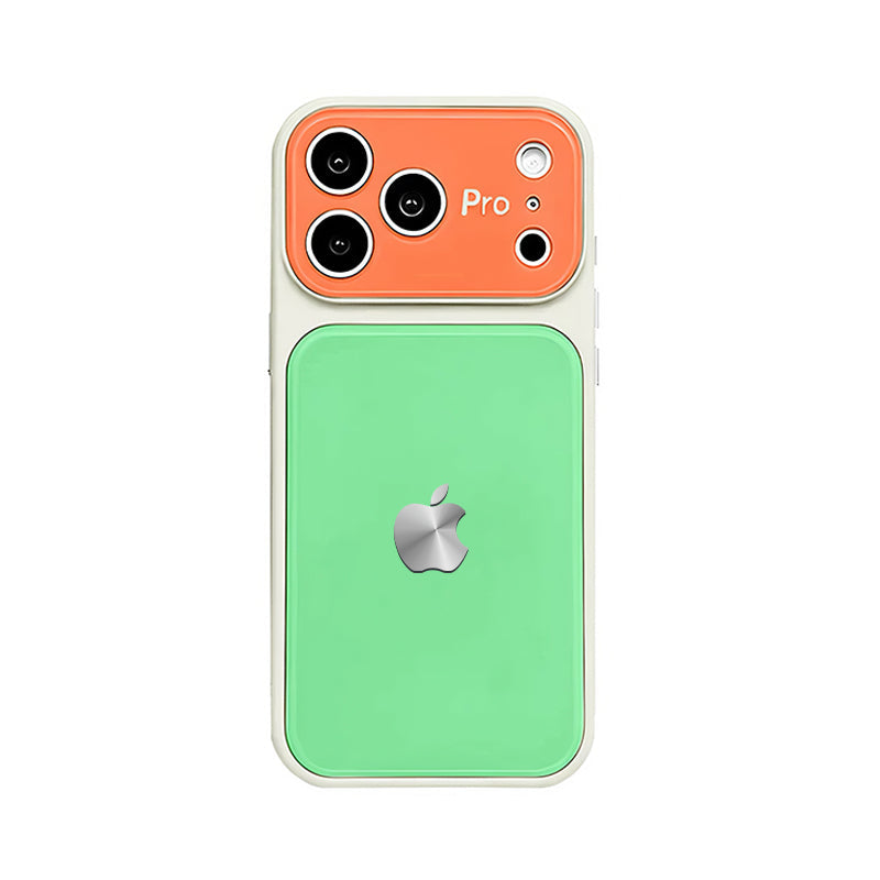 iPhone Dopamine Color-Blocked Leather Case