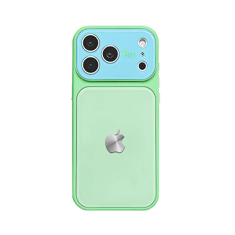 iPhone Dopamine Color-Blocked Leather Case