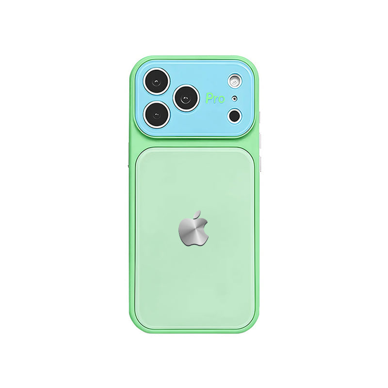 iPhone Dopamine Color-Blocked Leather Case