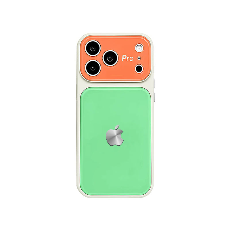 iPhone Dopamine Color-Blocked Leather Case