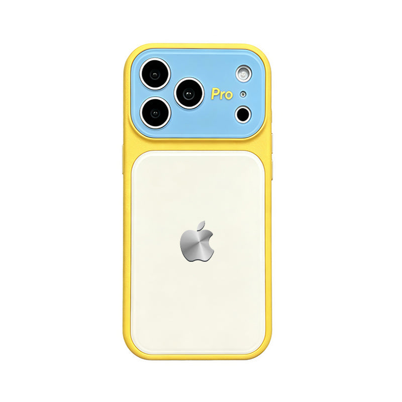 iPhone Dopamine Color-Blocked Leather Case